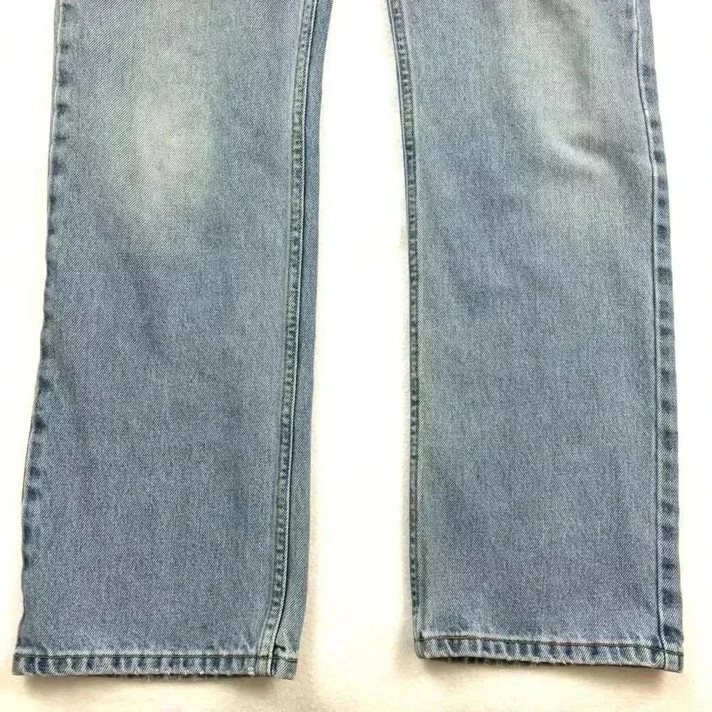 Vintage‎ Levi’s 505 Retro Med Wash Faded Slim Straight Mens Jeans Size 34/32